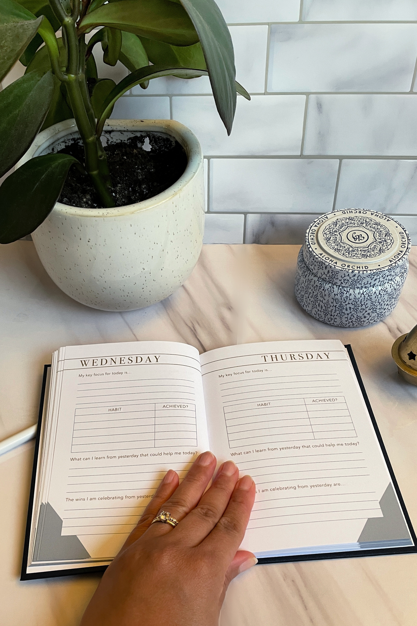 Reflecting on past habits and creating lasting routines view 1
