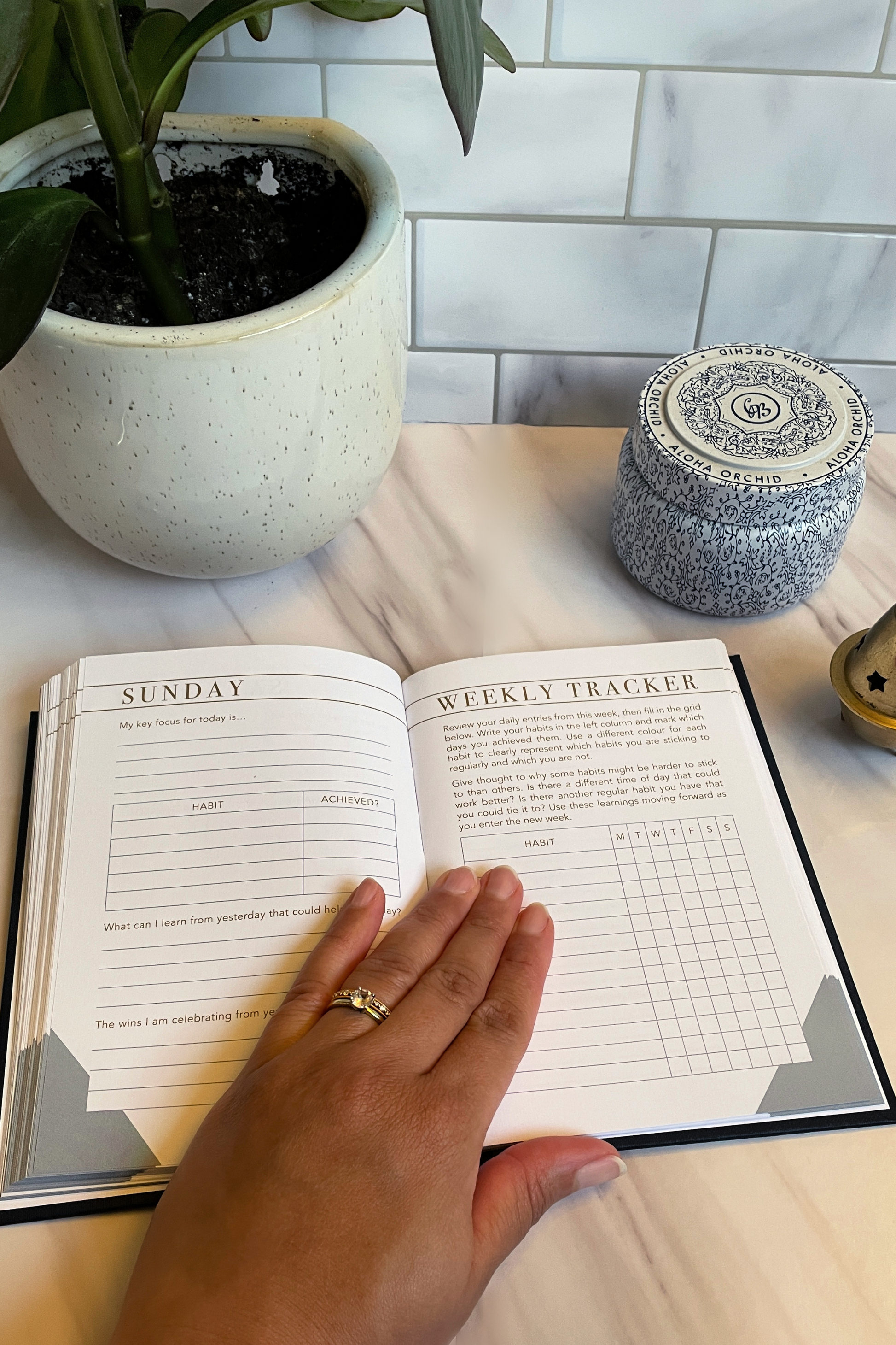 Reflecting on past habits and creating lasting routines view 2