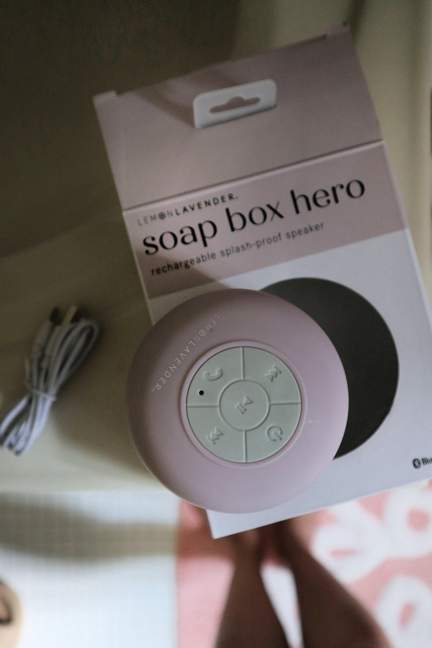 Lavender Splash-Proof Speaker
