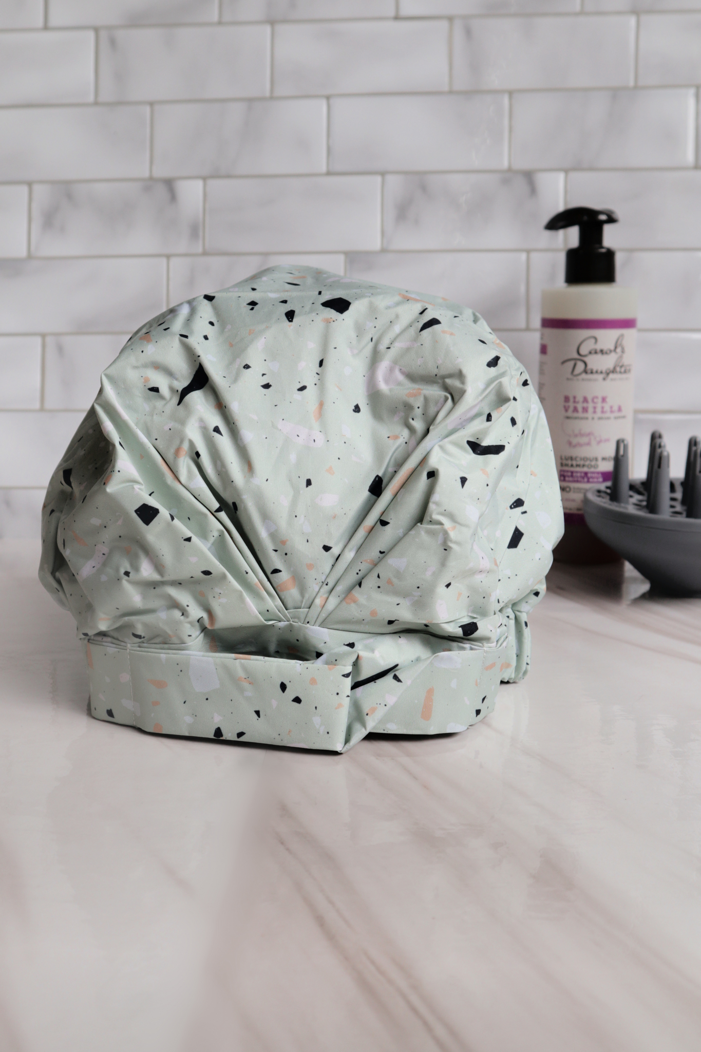 Terrazzo Luxury Shower Cap