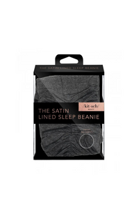 Sleep Beanie with Satin lining - Heather Gray